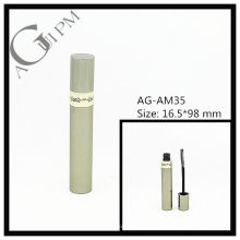Elegante & vazio alumínio redondo tubo de rímel AG-AM35, embalagens de cosméticos do AGPM, cores/logotipo personalizado
